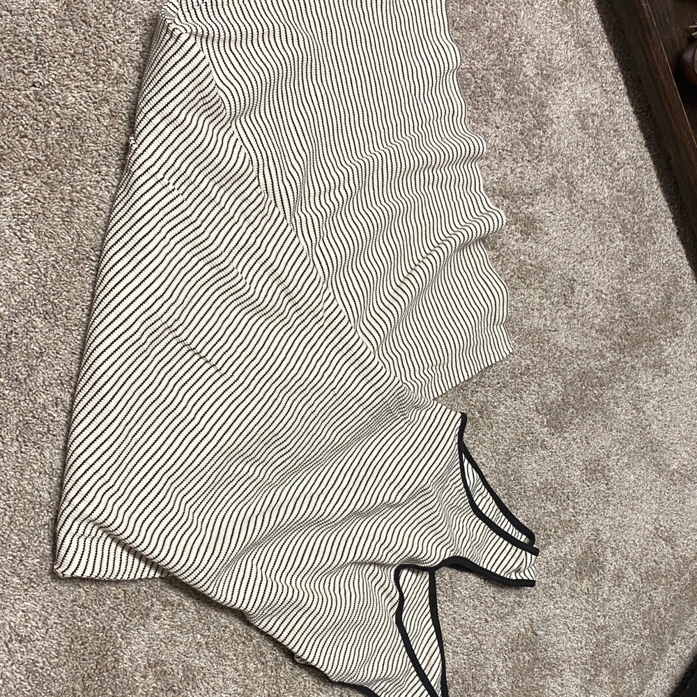 Hem & Thread Black and White Striped dress